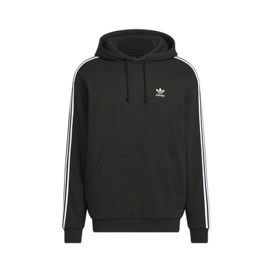 adidas阿迪达斯三叶草新款三条纹运动宽松套头衫男连帽卫衣KD1860