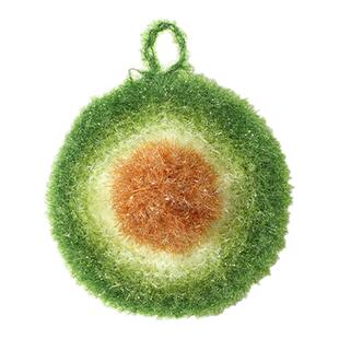 不沾油厨房抹布韩式牛油果百洁布洗碗巾海绵擦吸水不掉毛刷锅专用