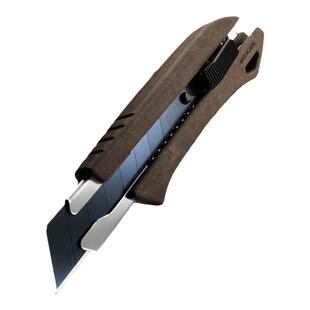 进口OLFA爱利华美工刀WD-AL重型木质加厚防滑安全裁皮壁纸刀片架子工业专用介刀防油防水墙纸刀割刀拆快递刀