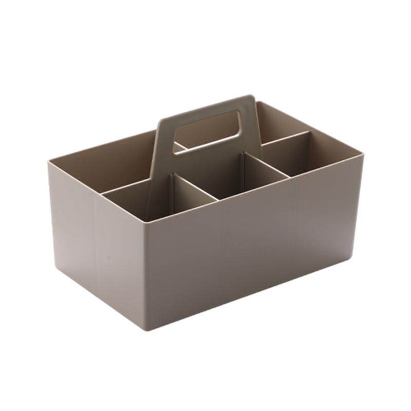 桌面笔筒收纳盒分格可手提画笔水彩笔铅笔文具客厅宿舍杂物整理盒
