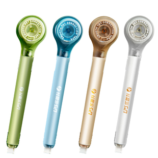 乐普升笔式修正带学生用涂改带笔形改正带黑科技网红替芯大容量便携小型迷你高颜值修改可爱初中生专用可换芯