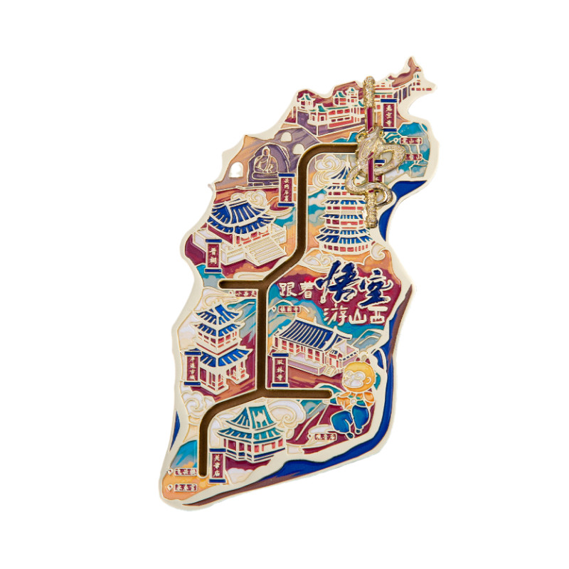 山西冰箱贴跟着悟空游山西小西天