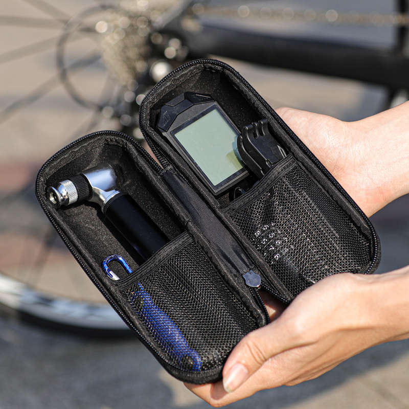 西骑者自行车维修工具包硬壳山地车储物罐便携式收纳包骑行配件