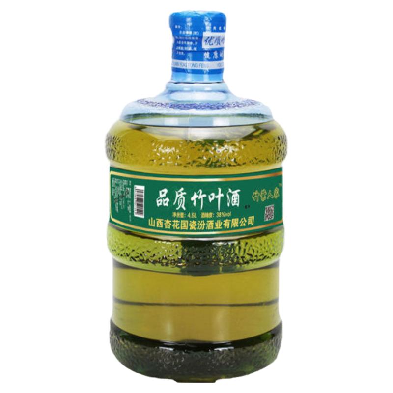 山西产地 品质家乡竹叶酒 38/45度 4.5L露酒 大桶装酒水