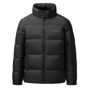 雪中飞2025新款男士羽绒服冬季短款立领保暖轻薄外套高端鸭绒冬装