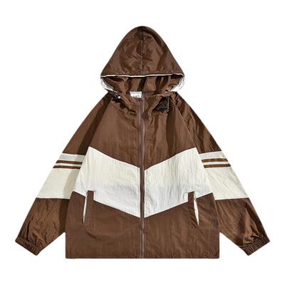 BOYUE帛跃撞色拼接连帽防晒衣