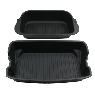 适用特斯拉ModelYL/3焕新版后备箱储物盒上下层TPE收纳置物盒配件