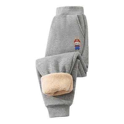 女童加绒款校服裤子儿童休闲长裤