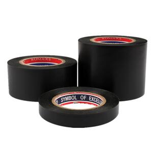 电工胶带宽1/2/3/5cm不脱掉残留胶电镀保护黑色超薄膜材密封胶布