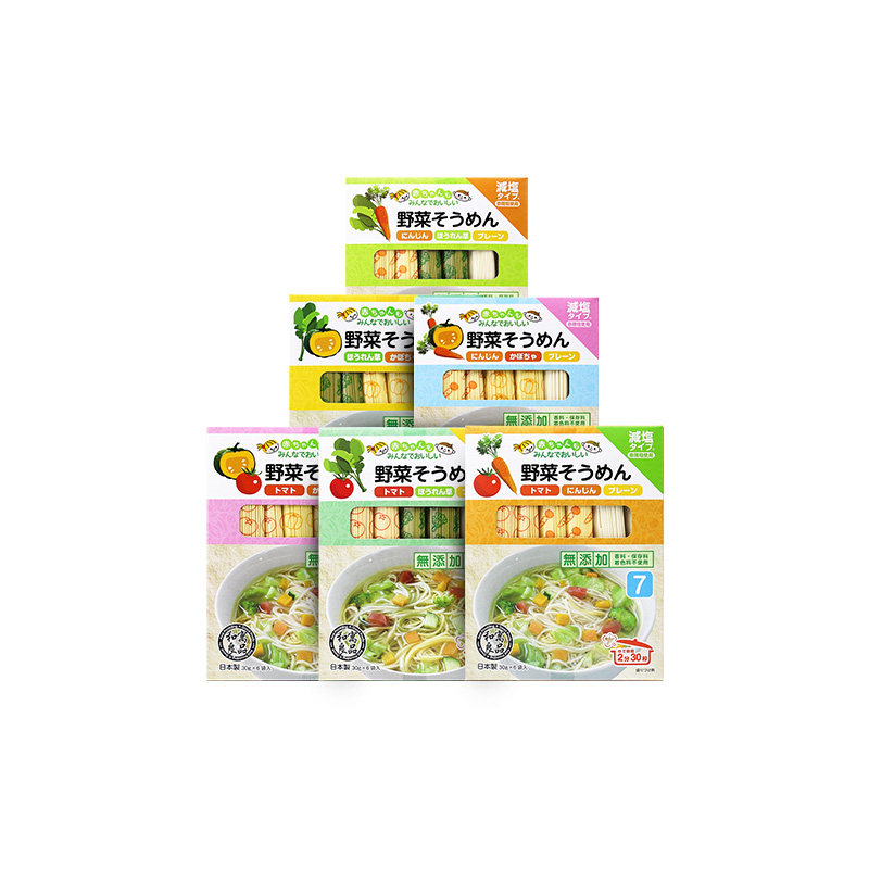 进口和寓良品0添加剂宝宝蔬菜面