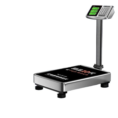 高精度电子秤商用小型台秤300公斤精准称重工业用150kg100防水