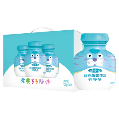 娃哈哈钙多多锌多多儿童营养酸奶饮品哇哈哈官方旗舰店
