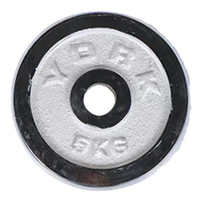 哑铃片通用小孔实心铁杠铃片