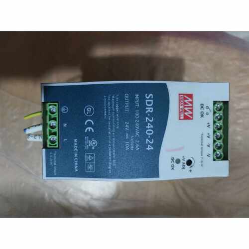 溢价-明纬SDR-240-24开关电源，24V 10A，输入100