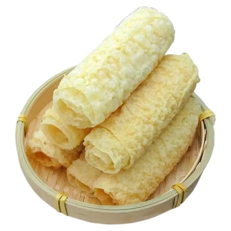 油炸响铃卷豆皮卷黄金火锅串串香麻辣烫火锅食材批发商用螺蛳粉店