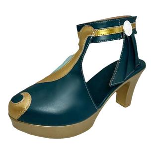 王者荣耀小乔青蛇cos鞋COSPLAY配件动漫鞋游戏人物鞋子来图定制