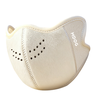 米度狗云羔绒保暖厚口罩防风防寒中老年秋冬季防冻脸加绒爸妈口罩