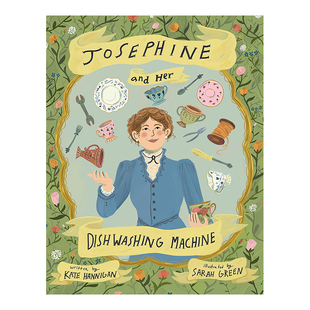 【预售】约瑟芬发明了洗碗机 Josephine and Her Dishwashing Machine英文儿童绘本原版图书进口书籍HANNIGAN, KATE