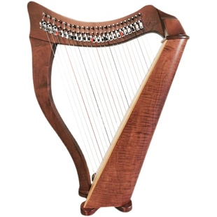 爱青竖琴23弦36弦38弦40弦扳键半音演奏考级专业羊肠弦爱尔兰