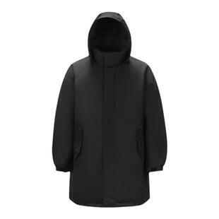 森马羽绒服男中长款2024冬季三防耐脏连帽外套oversize防护派克服