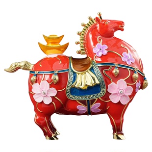 威弗列德招财客厅办公室装饰马到成功乔迁开业礼马年吉祥物马摆件