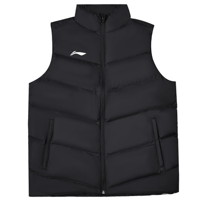 李宁棉马甲男款2024冬季新款跑步