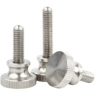 304不锈钢高头滚花手拧螺丝螺栓834手扭台阶螺钉M2M3M4M5M6M8M10