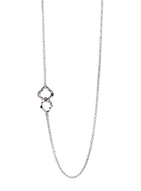 永恒结双扣多用素银链S925纯银