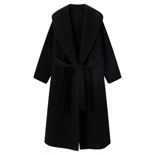 MinutePlus [Cocoon.茧]100%绵羊毛高定定制浴袍长款大衣MP58WC08