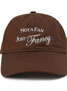 NOT A FAN设计师品牌LOOKNOW刺绣棒球帽
