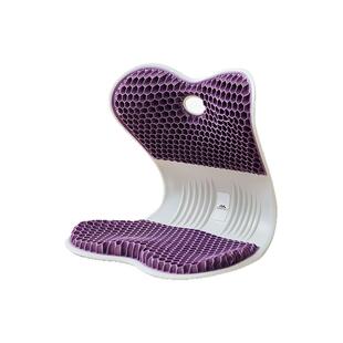 omechoo冰乳酪矫姿一体式坐垫护腰久坐神器靠垫透气花瓣美臀座垫