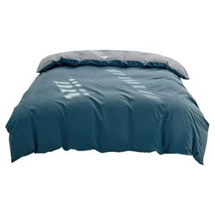 100%全棉纯色单件被套纯棉简约被罩7x7双人1.8米床定做230x229cm