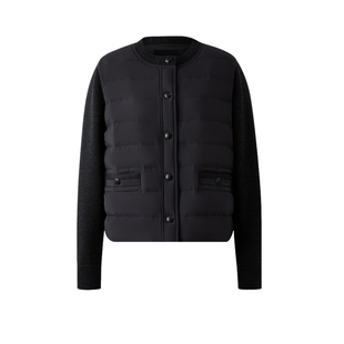 【90%鹅绒+绵羊毛】PRICH时尚针织拼接羽绒服冬季新款外套女