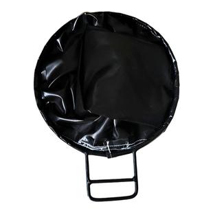 黑色加厚帆布猪头套实心钢筋结实耐磨套猪神器赶猪打针不透光抓猪