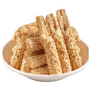 央妈推荐芝麻糖纯手工老式芝麻糖棍河南特产空心灶糖麦芽糖年货