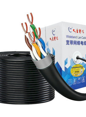 大唐电信超五类室外防水防晒网线