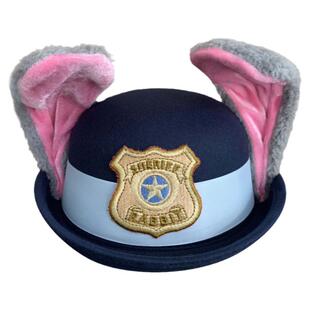 朱迪兔子帽子女童洛丽塔裙子cos疯狂动物城卡通兔子头饰长耳朵