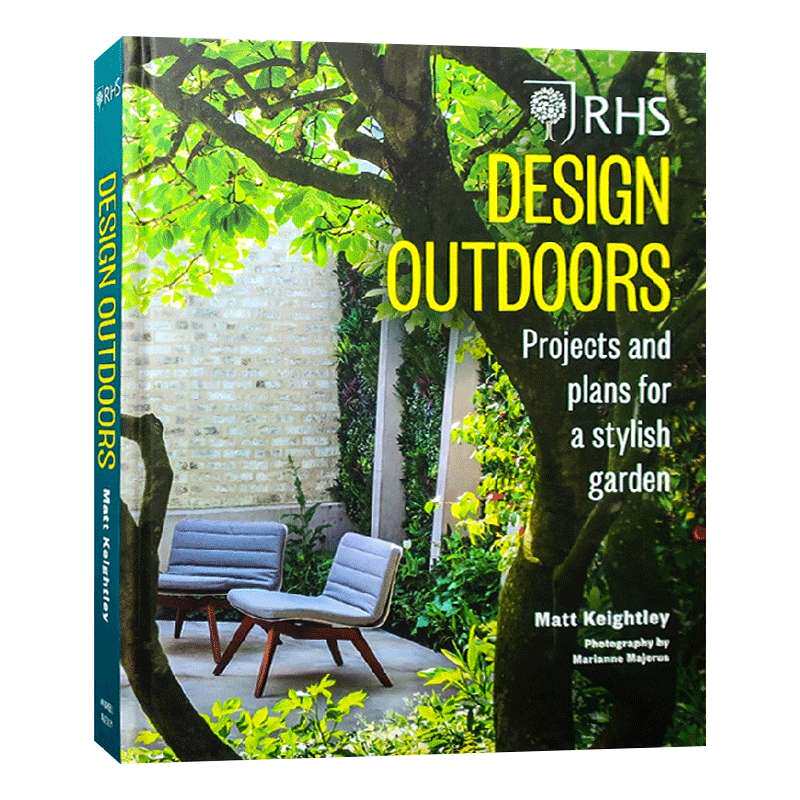 英文原版 精装 RHS Design Outdoors RHS户外设计 英文版 花园室外设计 绿化绿植园林庭院设计 进口英语原版书籍