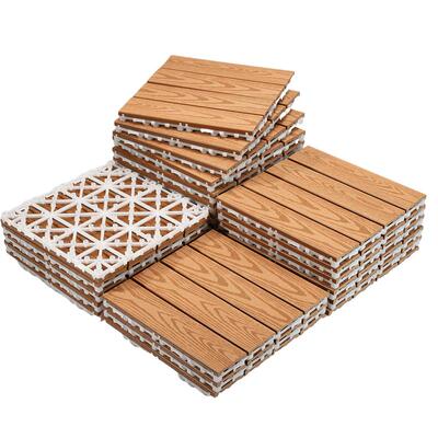 阳台改造防腐木塑木地板