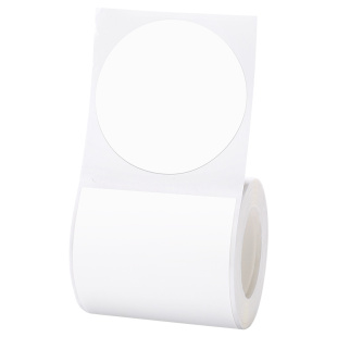 精臣B1/B21/B2Pro/B3S/B31/B4标签机打印纸热敏圆形标签贴纸椭圆形合格证食品日期口味贴封口贴不干胶标签纸