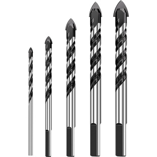 蓝胜瓷砖混凝土打孔钻头玻璃水泥大理石专用手电钻开孔三角钻6mm