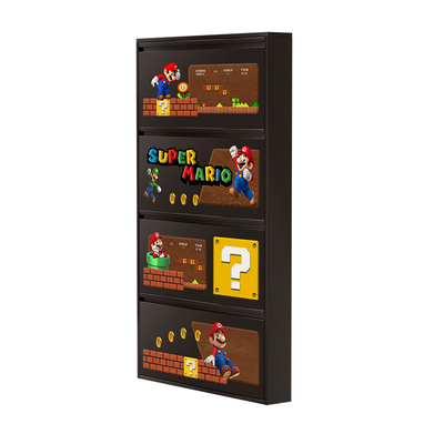 中古风超薄鞋柜免安装家用门口