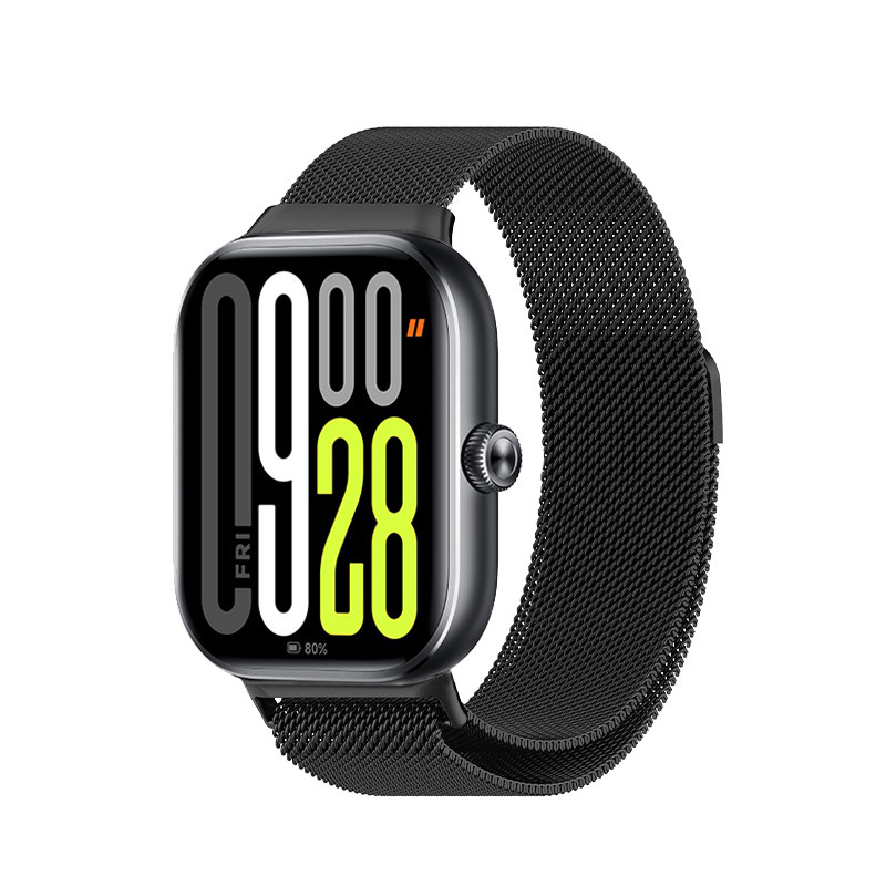 适用红米watch456手表带磁吸米兰尼斯小米8910proNFC金属透气腕带替换带金属红米456表带8910pro智能