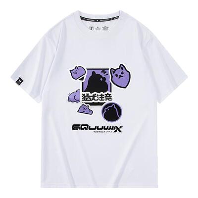 休闲宽松纯棉情侣短袖