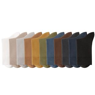 袜子男款纯棉男士秋冬中筒袜抗菌防臭棉袜运动吸汗7A抗菌商务袜