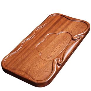 实木茶盘天然整块花梨木茶台2025新款客厅办公茶具盘大小号木茶托