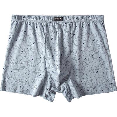 南极人100%纯棉宽松爸爸男士内裤