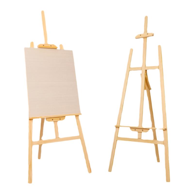 展架立式落地式广告牌展示牌kt板支架木质画架海报宣传展板展示架