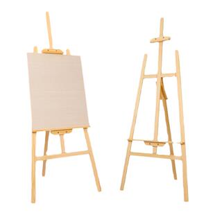 展架立式落地式广告牌展示牌kt板支架木质画架海报宣传展板展示架