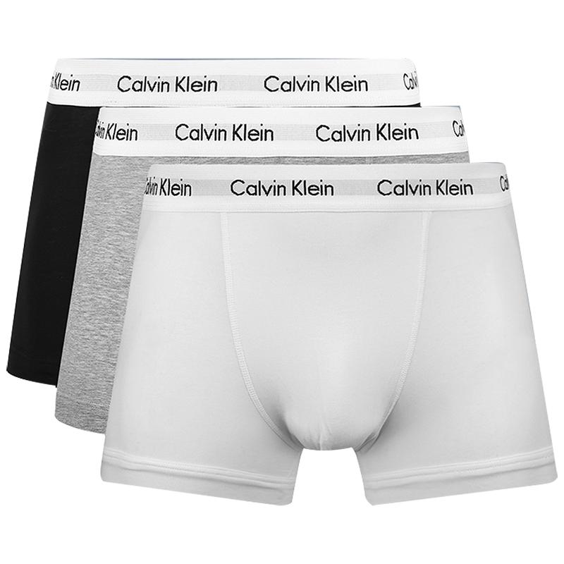 自营平角内裤三条装CalvinKlein
